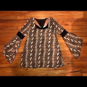 Judith March Snake print dress size Small